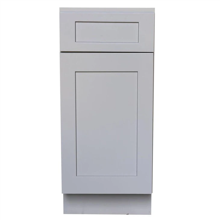 12 inch wide kitchen base cabinet gray color